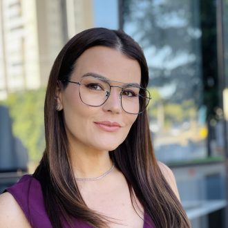 safine com br oculos de grau feminino aviador grafite larissa 3