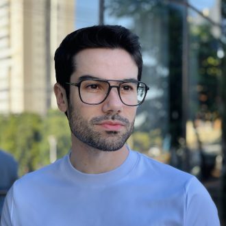 safine com br oculos de grau masculino aviador cinza matheus 1