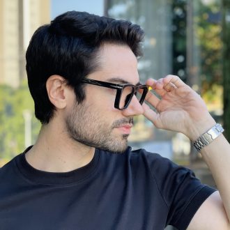 safine com br oculos de grau masculino quadrado preto oliver 2 0 3