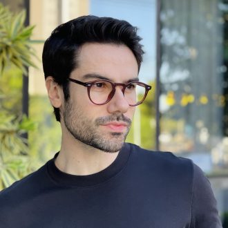 safine com br oculos de grau masculino redondo marrom bernardo 2 0 2