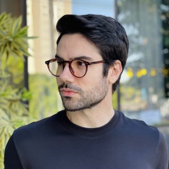 safine com br oculos de grau masculino redondo marrom bernardo 2 0 4