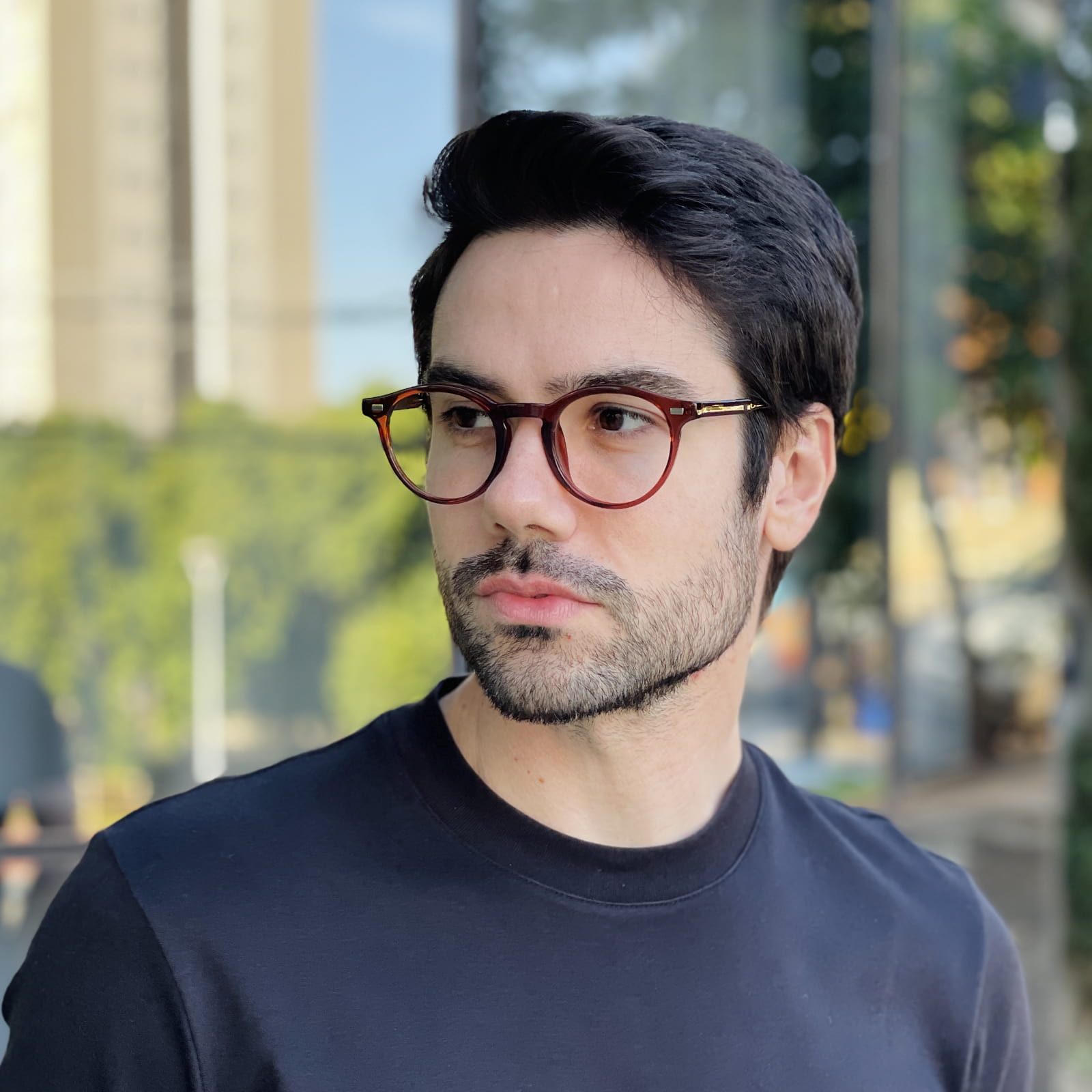 safine com br oculos de grau masculino redondo marrom caue 2 0 3 safine com br oculos de grau masculino redondo marrom caue 2 0 3