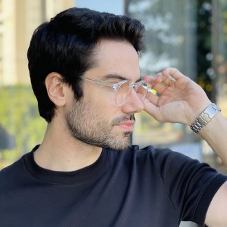safine com br oculos de grau masculino redondo transparente bernardo 2 0 8