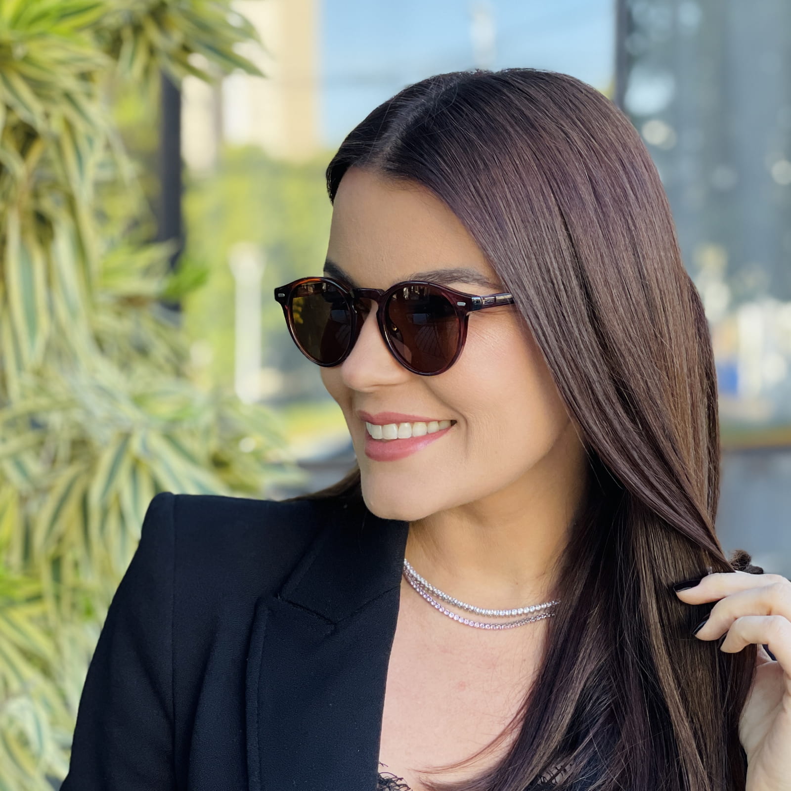 safine com br oculos de sol feminino redondo marrom cassia safine com br oculos de sol feminino redondo marrom cassia