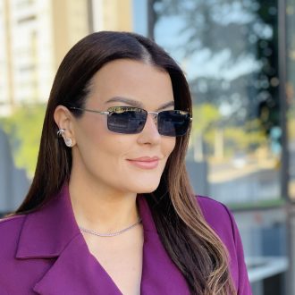 safine com br oculos de sol feminino retangular prata mirela 1