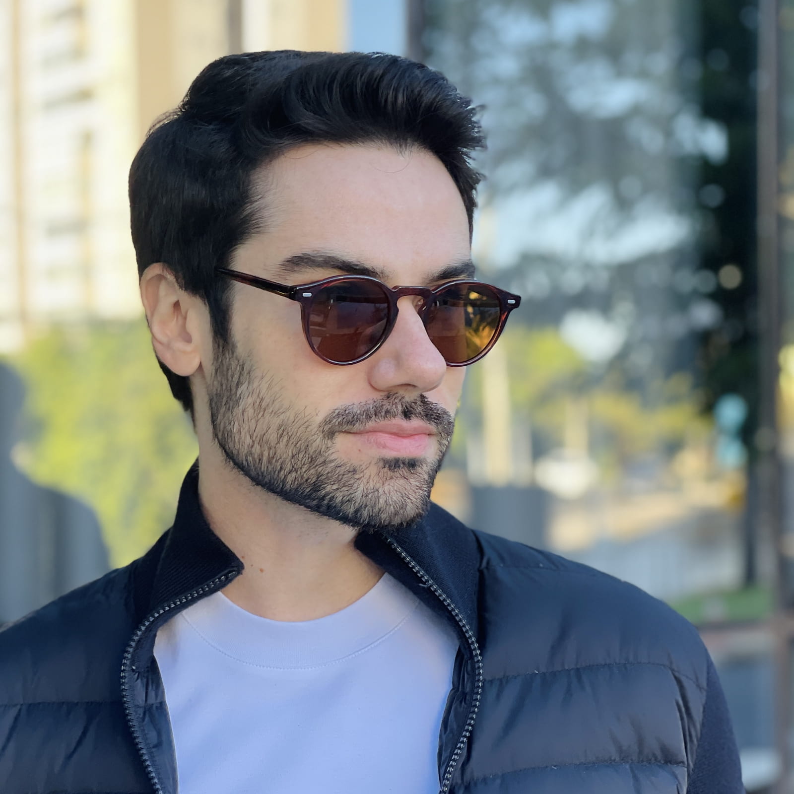 safine com br oculos de sol masculino redondo marrom bernardo 1 safine com br oculos de sol masculino redondo marrom bernardo 1