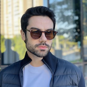 safine com br oculos de sol masculino redondo marrom caue