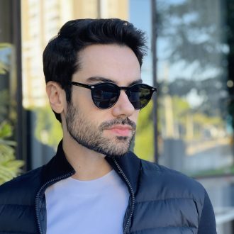 safine com br oculos de sol masculino redondo preto caue 1