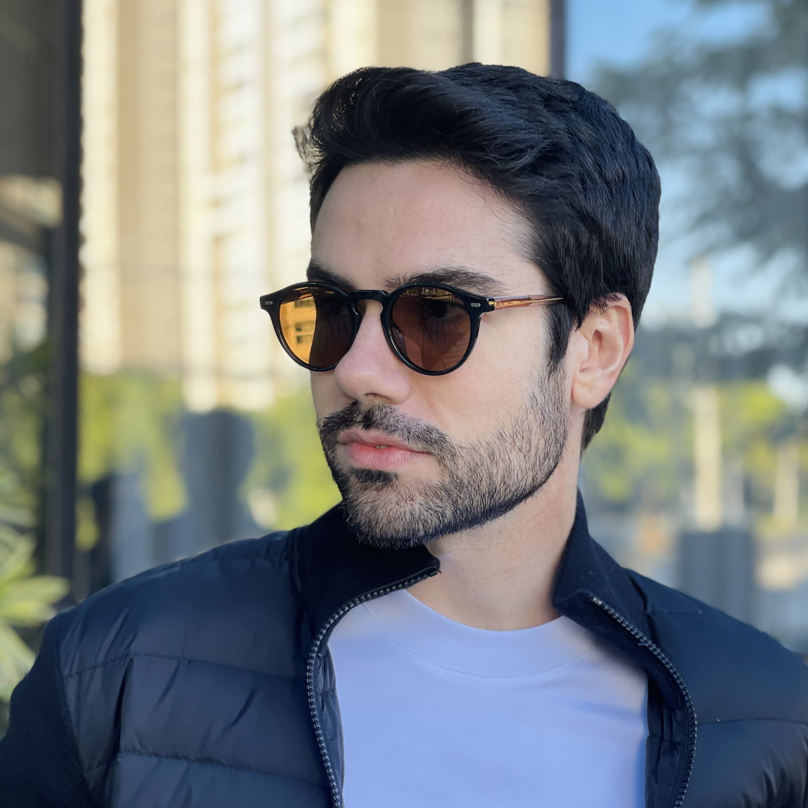 safine com br oculos de sol masculino redondo preto e marrom bernardo 3 safine com br oculos de sol masculino redondo preto e marrom bernardo 3