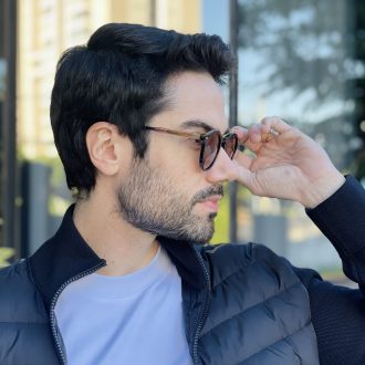 safine com br oculos de sol masculino redondo preto e marrom caue 2