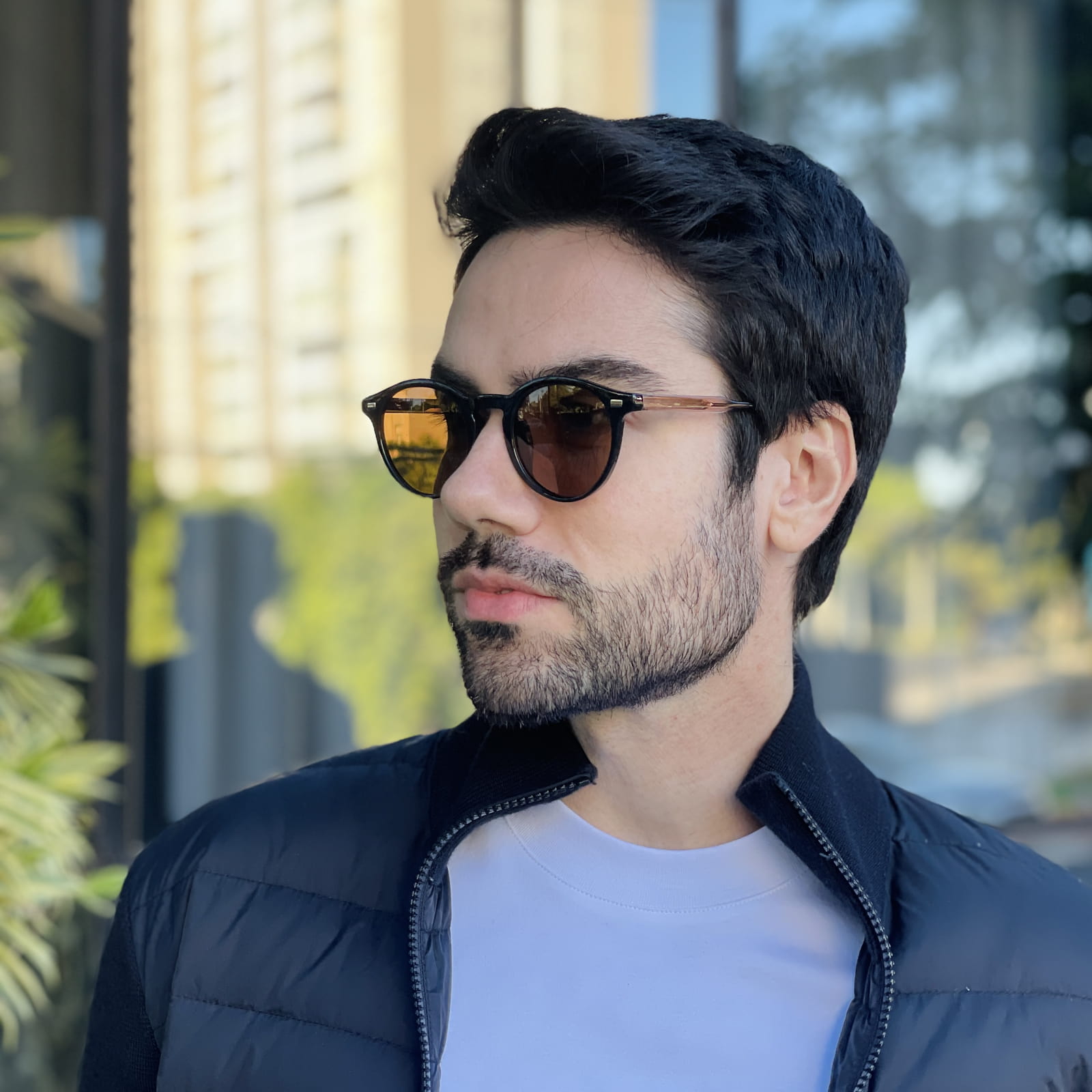 safine com br oculos de sol masculino redondo preto e marrom caue 3 safine com br oculos de sol masculino redondo preto e marrom caue 3