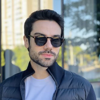 safine com br oculos de sol masculino redondo tartaruga bernardo