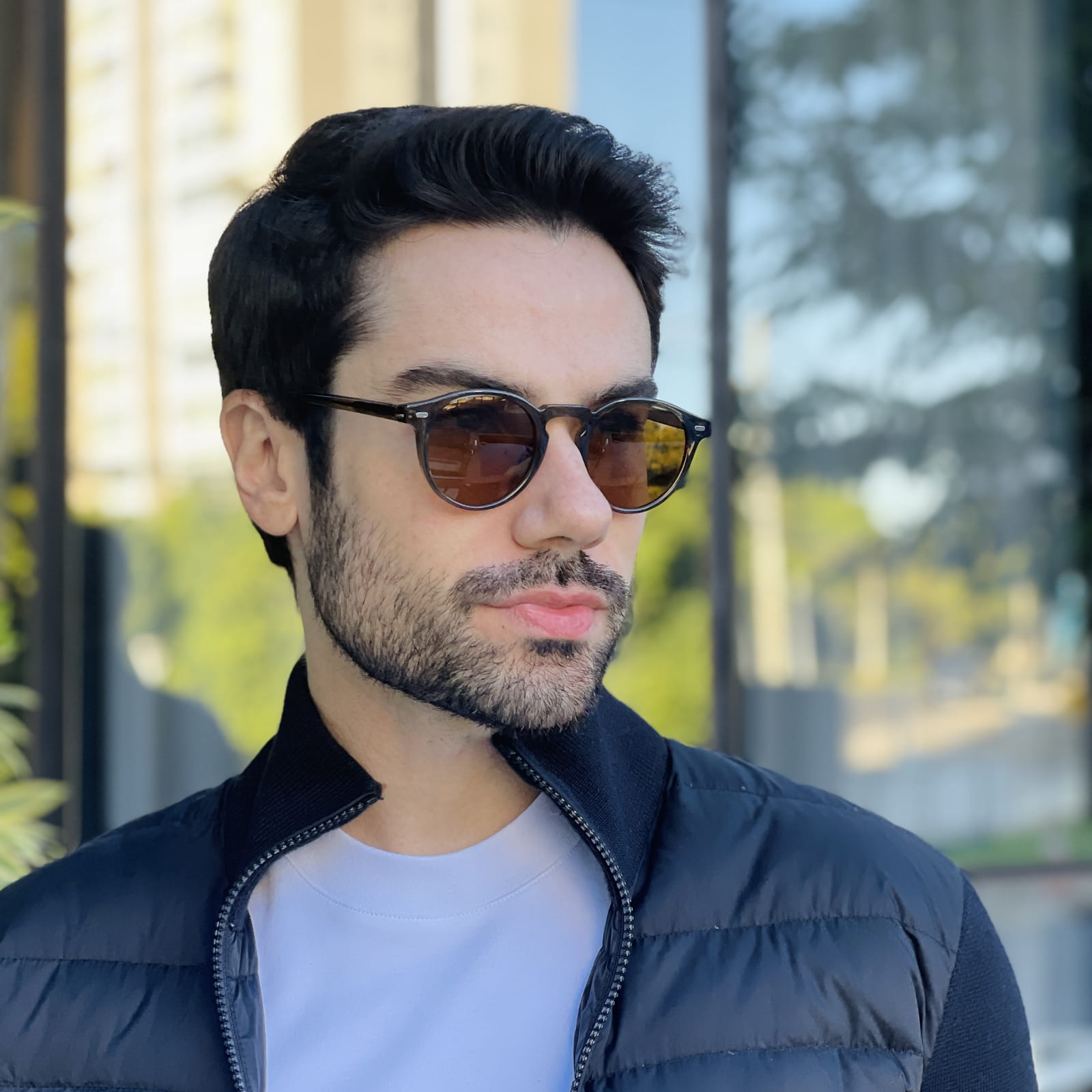safine com br oculos de sol masculino redondo verde bernardo 1 safine com br oculos de sol masculino redondo verde bernardo 1