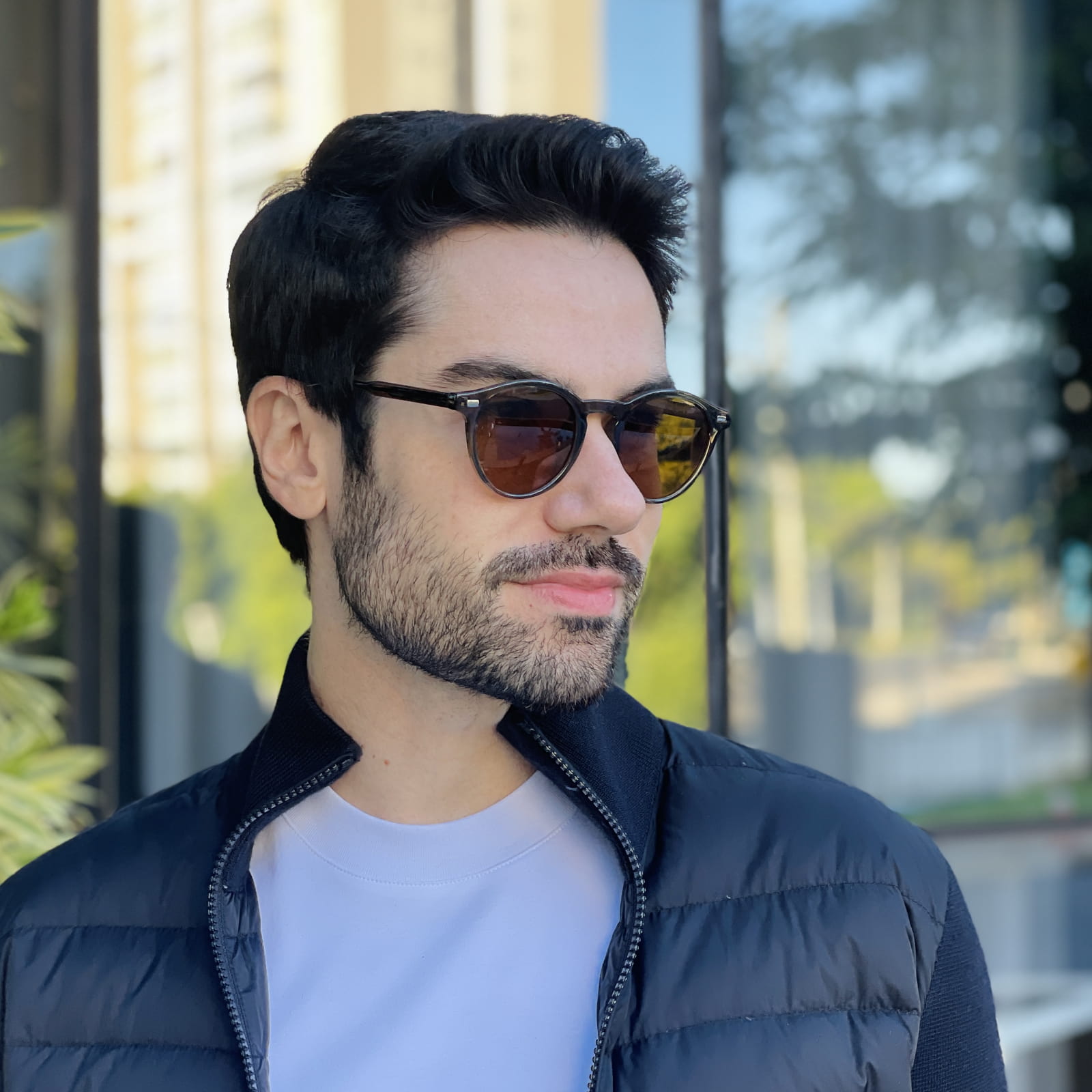 safine com br oculos de sol masculino redondo verde caue 1 safine com br oculos de sol masculino redondo verde caue 1