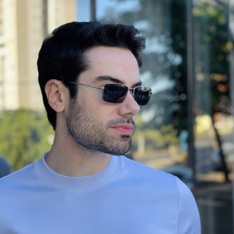 safine com br oculos de sol masculino retangular prata fabio 1