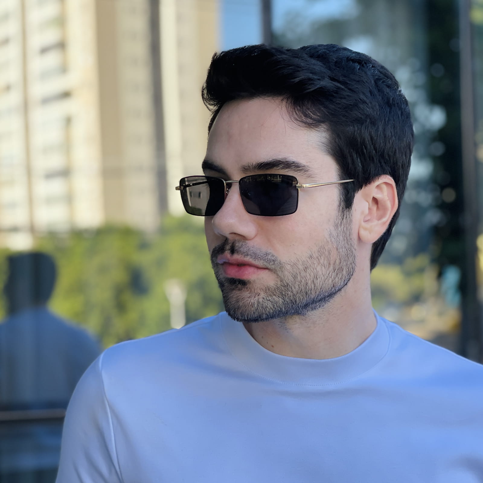 safine com br oculos de sol masculino retangular preto e dourado fabio 3 safine com br oculos de sol masculino retangular preto e dourado fabio 3