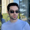 safine com br oculos de sol masculino retangular preto fabio