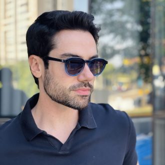 safine com br oculos 2 em 1 clip on masculino redondo azul alex 1