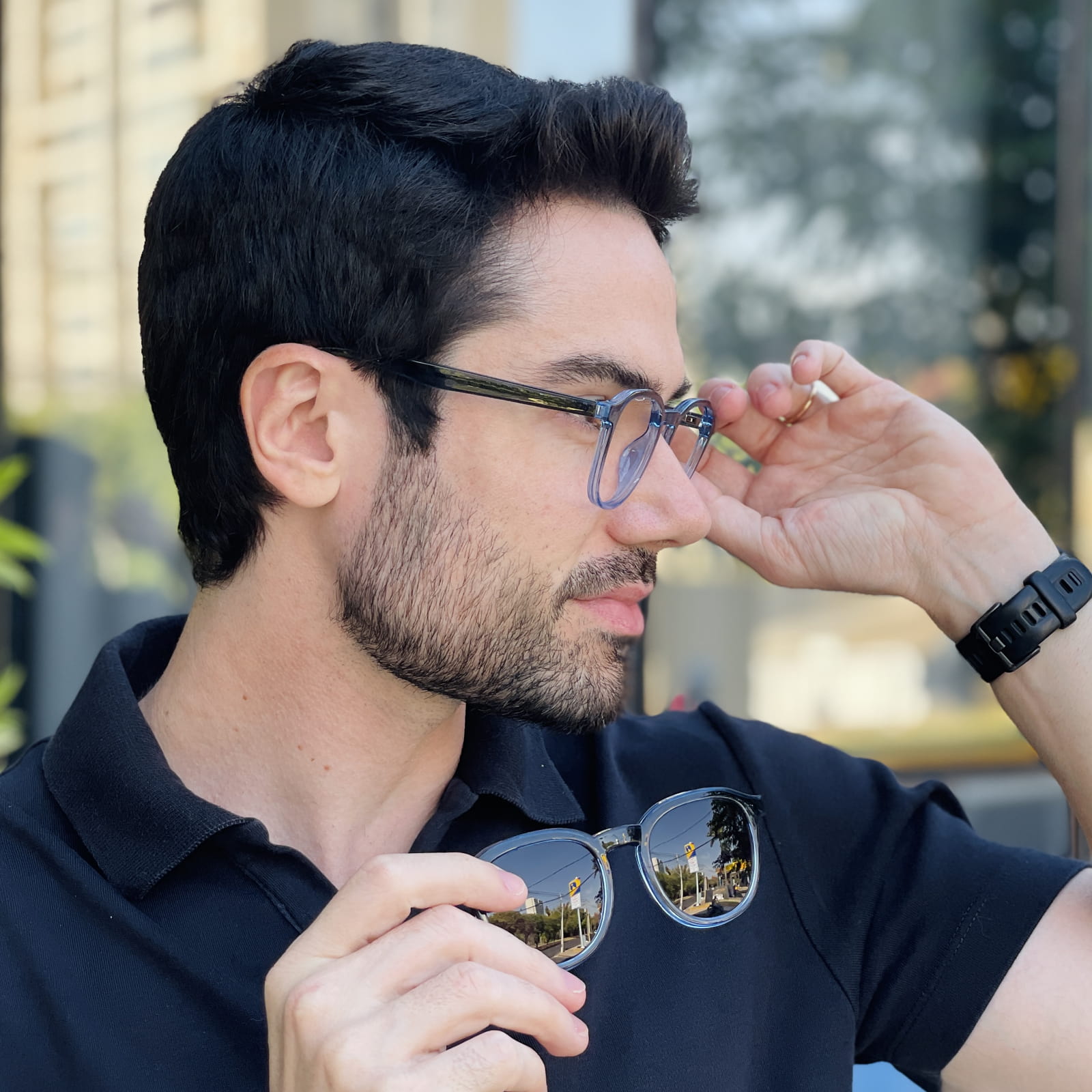 safine com br oculos 2 em 1 clip on masculino redondo azul alex 6 safine com br oculos 2 em 1 clip on masculino redondo azul alex 6