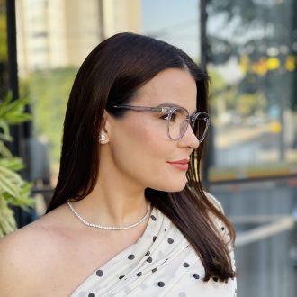 safine com br oculos 2 em 1 clip on redondo cinza transparente melissa 3 0 10