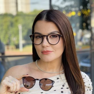 safine com br oculos 2 em 1 clip on redondo marrom carol 2 0 5