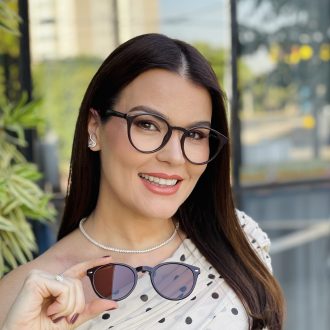 safine com br oculos 2 em 1 clip on redondo marrom carol 2 0 7