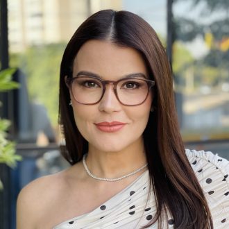 safine com br oculos de grau feminino quadrado marrom carla 1