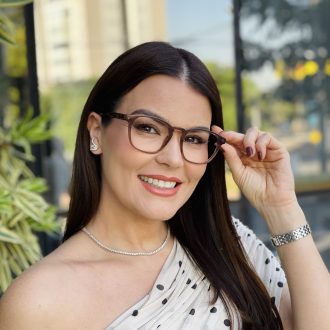 safine com br oculos de grau feminino quadrado marrom carla 3