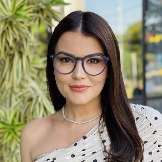 safine com br oculos de grau feminino redondo azul raquel 1