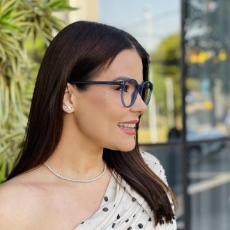 safine com br oculos de grau feminino redondo azul raquel 2