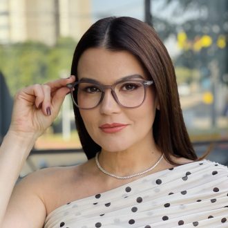 safine com br oculos de grau feminino redondo cinza fosco celine 1