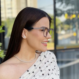 safine com br oculos de grau feminino redondo cinza fosco celine 2