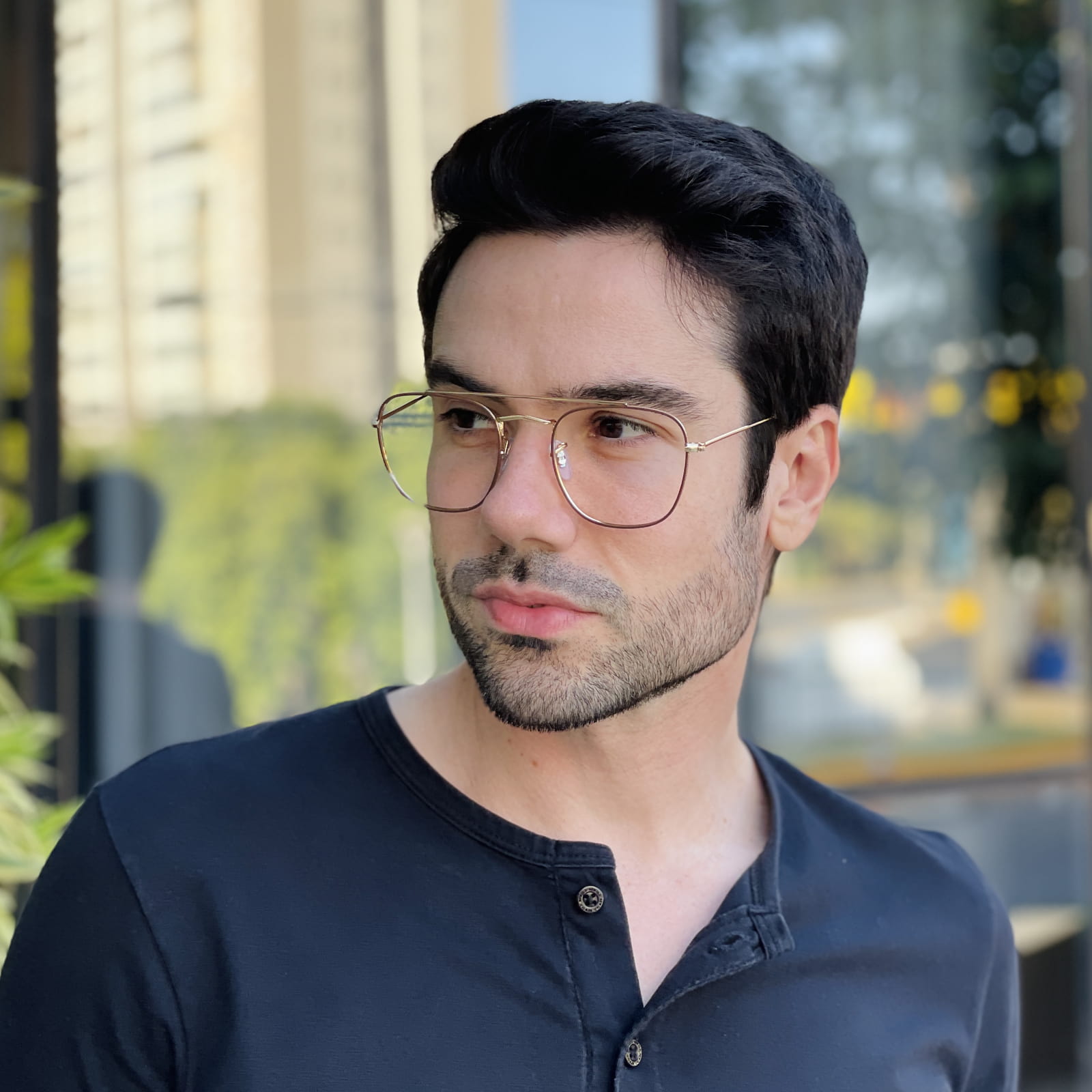 safine com br oculos de grau masculino aviador marrom andre 3 safine com br oculos de grau masculino aviador marrom andre 3