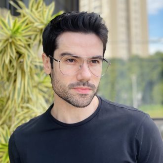 safine com br oculos de grau masculino aviador prata valentim 2 0 1