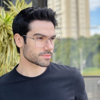 safine com br oculos de grau masculino aviador prata valentim 2 0 2