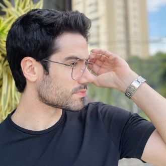 safine com br oculos de grau masculino aviador prata valentim 2 0 3