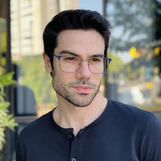 safine com br oculos de grau masculino quadrado azul pedro 1