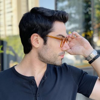 safine com br oculos de grau masculino quadrado caramelo denis 2