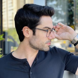 safine com br oculos de grau masculino quadrado cinza denis 2