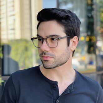 safine com br oculos de grau masculino quadrado cinza denis 3