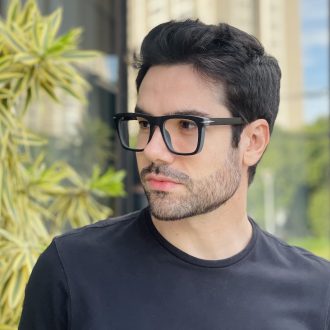 safine com br oculos de grau masculino quadrado preto e cinza oliver 2 0 4