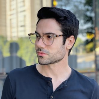 safine com br oculos de grau masculino redondo cinza luan 3