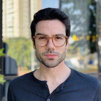 safine com br oculos de grau masculino redondo marrom claro andrey