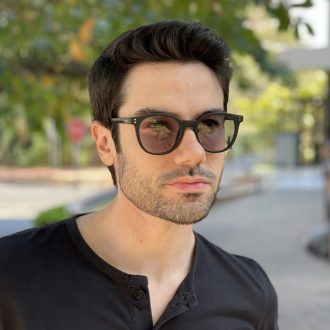 safine com br oculos de grau masculino redondo preto fosco luan 4