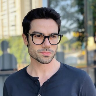 safine com br oculos de grau masculino redondo preto luan 1