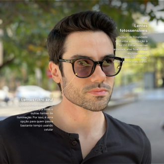 safine com br oculos de grau masculino redondo preto luan