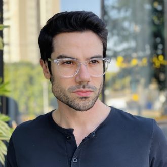 safine com br oculos de grau masculino redondo transparente enrico 1