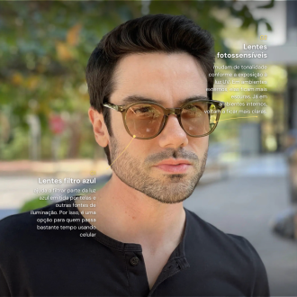 safine com br oculos de grau masculino redondo verde luan