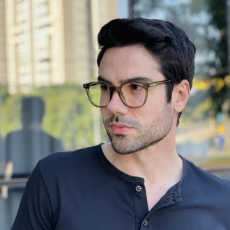 safine com br oculos de grau masculino redondo verde luan 4