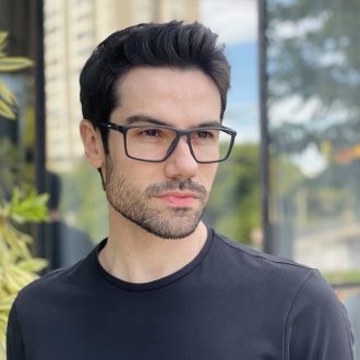 safine com br oculos de grau masculino retangular preto marcos 2 0 1